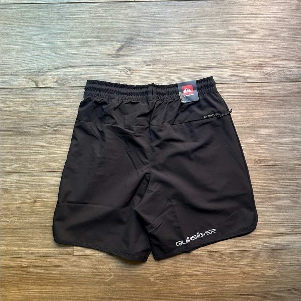 Quicksilver | Dryflight Black Workout Running Shorts (Small) - Picture 2 of 10